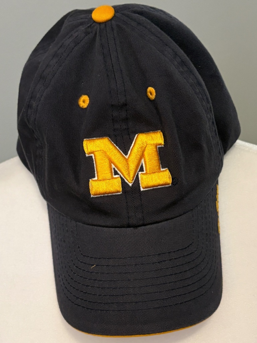 Vintage University of Michigan Wolverines Maize Blue Cap - Unisex
